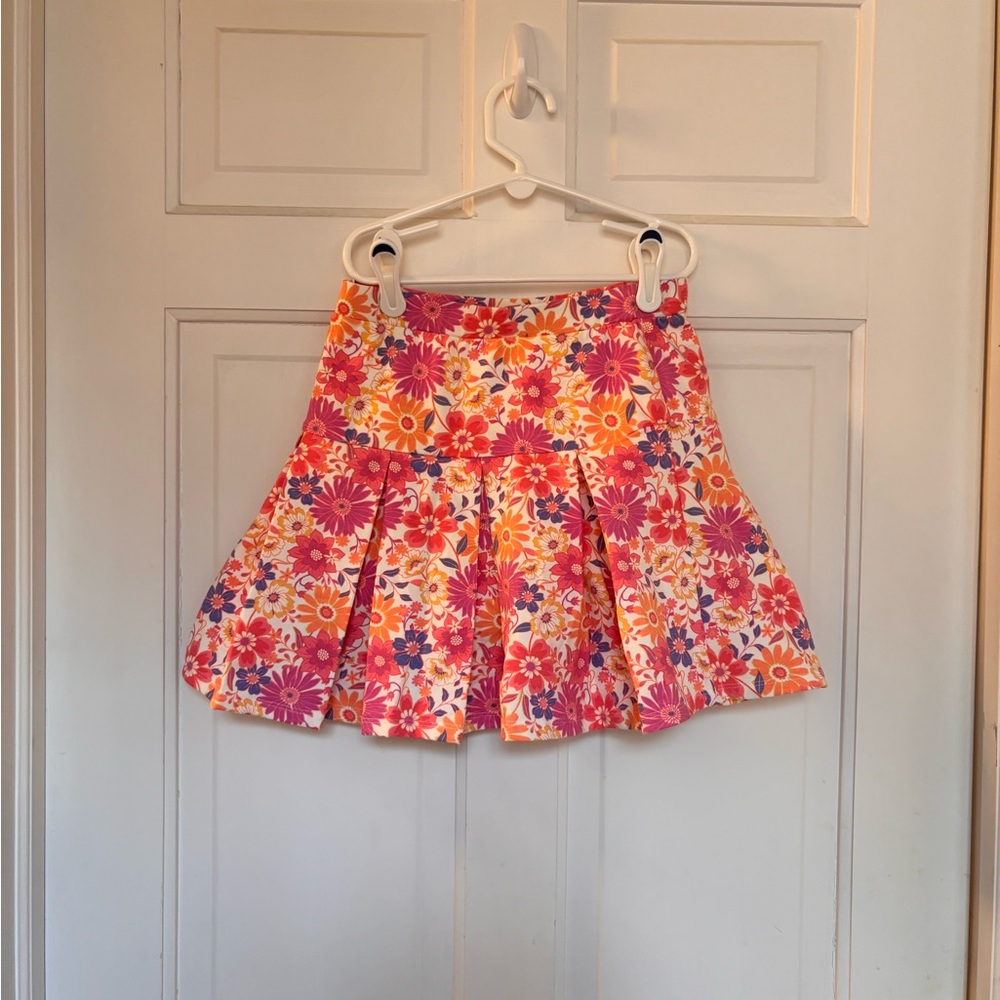 Floral Tommy Bahama Skort in Pink and Orange